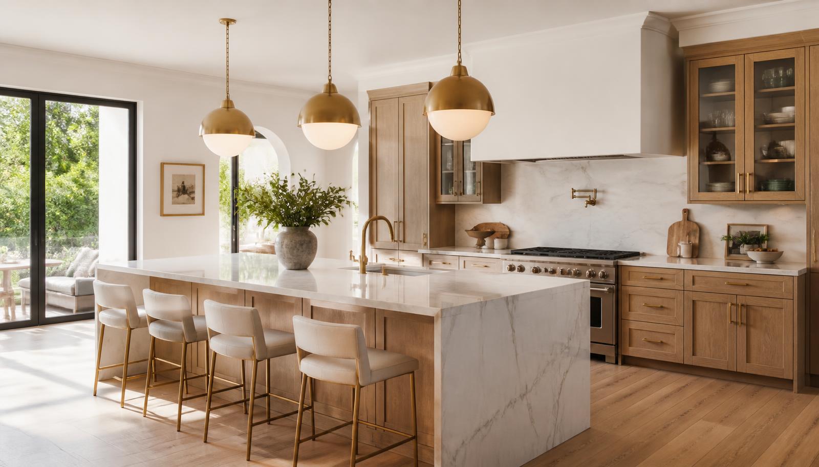Luxury kitchen remodel financed through SHADELE Design & Remodeling