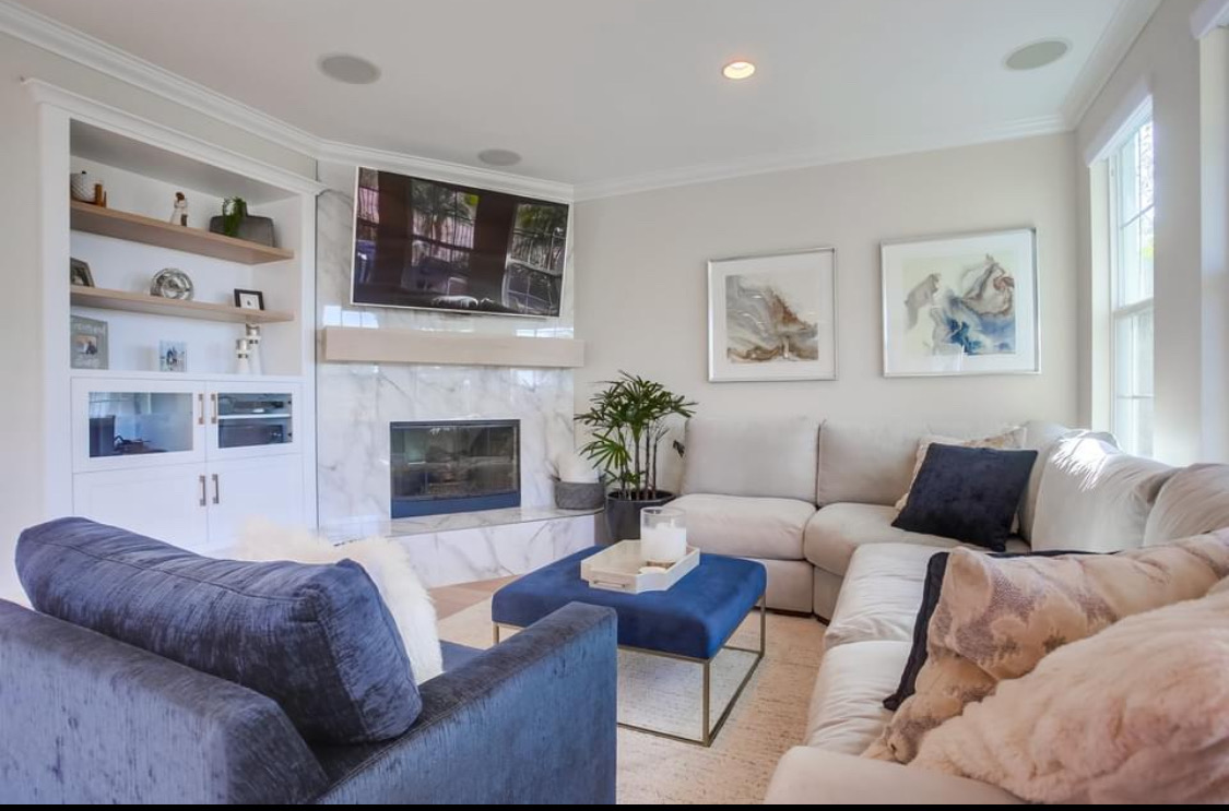 Built-In Cabinetry & Fireplace in Plano, TX by SHADELE Design & Remodeling